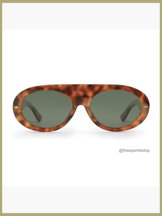Polarized Sunglasses with Plastic Frame and Oval Lens main image 4